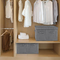 Grey Stackable 16 Pairs Shoe Storage Box
