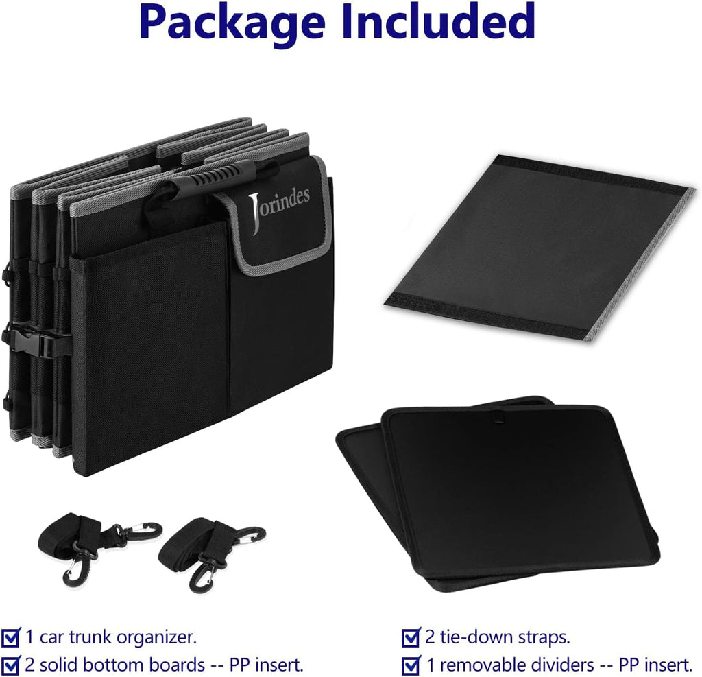Collapsible Waterproof Car Storage Organizer With Cooler Bag