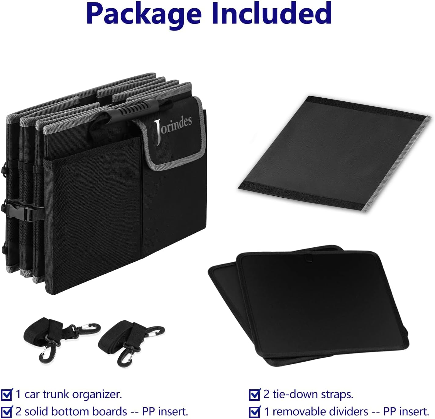 Collapsible Waterproof Car Storage Organizer With Cooler Bag