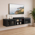 Black 59 Inch Floating TV Stand